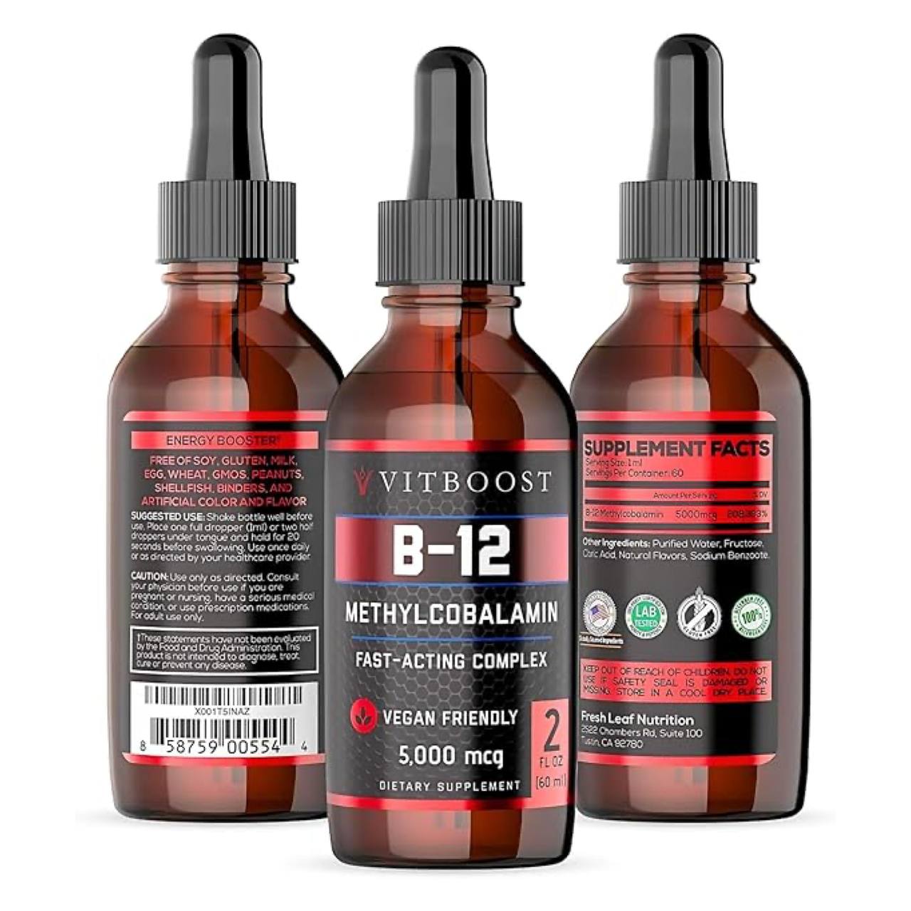 VitBoost Vegan Liquid B-12 Drops