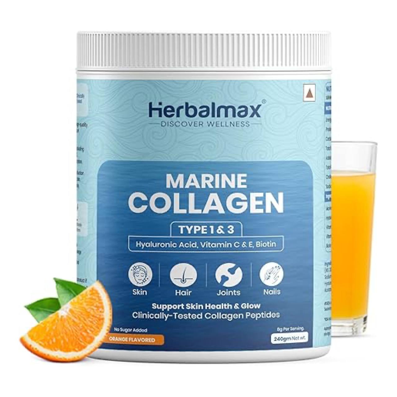 Herbal max Hydrolyzed Marine Collagen